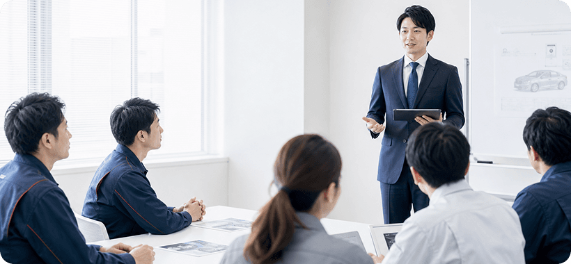 ノートに万年筆で書き込む手元